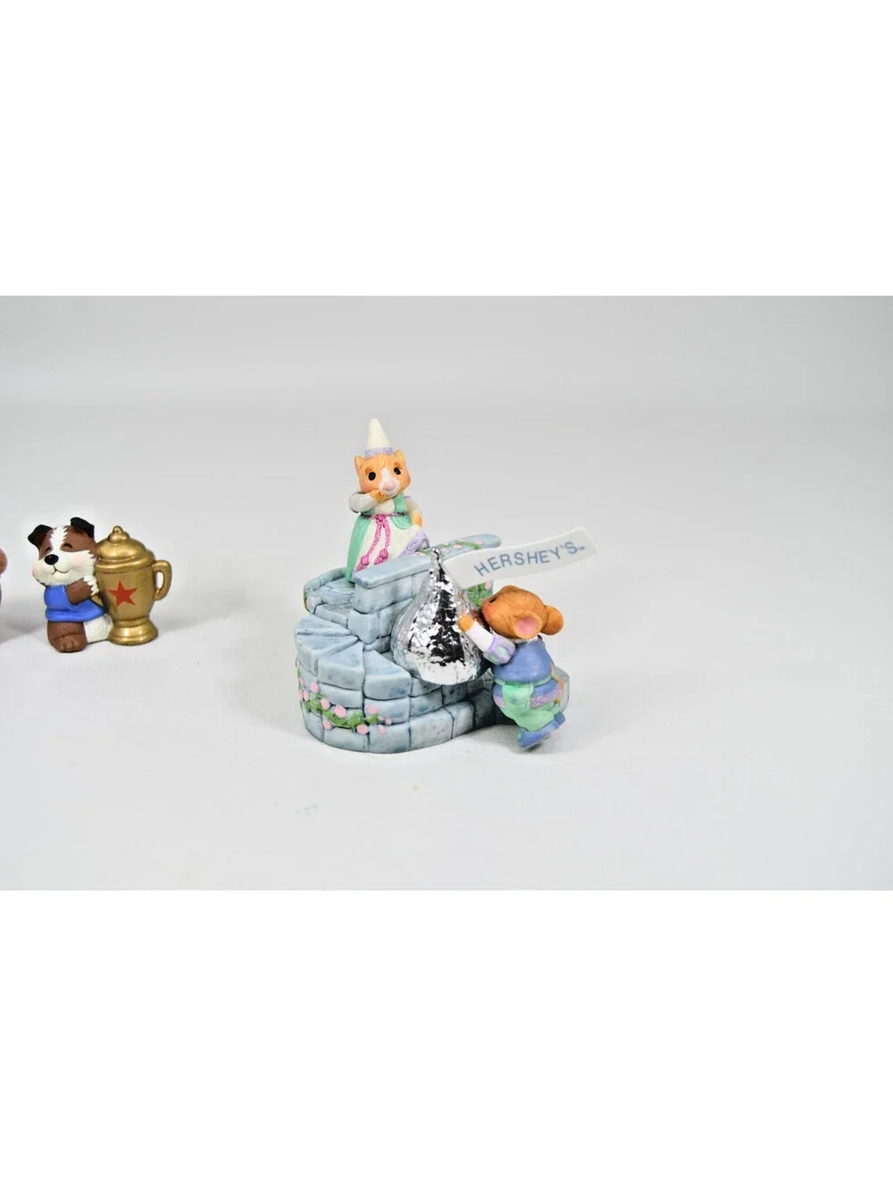 Hallmark Merry Miniatures 12 Anthropomorphic Animals in Costumes Lot VTG 1990s